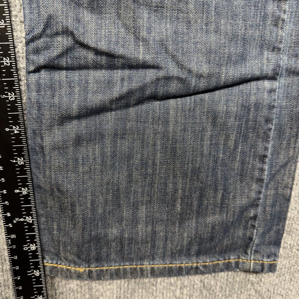 Levi's 527 Slim Bootcut Jeans Mens 32x30 Dark Wash Blue Denim 5-Pocket - Picture 15 of 16